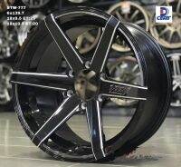 ล้อ DCENTI  1  วง  หน้า 18X9.5 หลัง 18X10.5 ET25  6X139  ET25 สีดำ ใส่กระบะ 6 รู