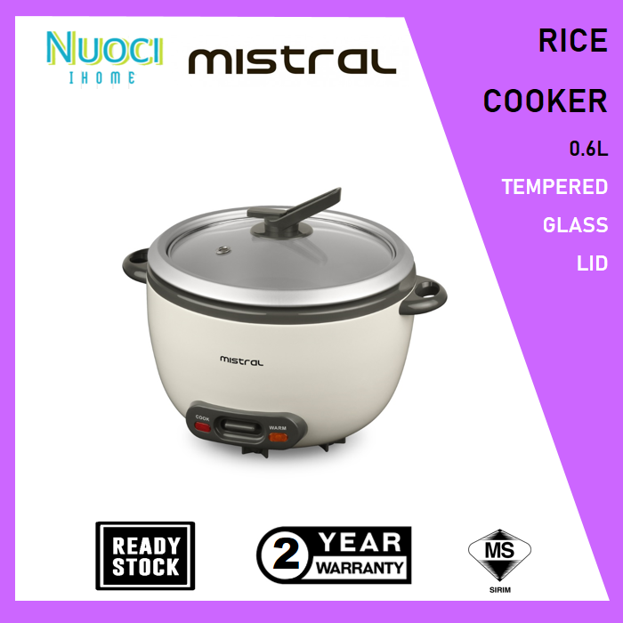 Mistral Rice Cooker 0.6L MRC06D Lazada