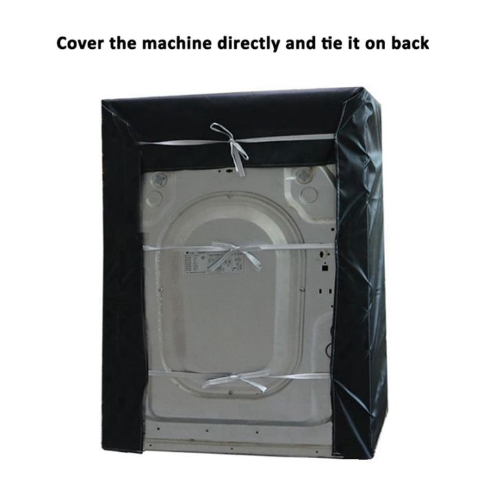 automatic-roller-washer-sunscreen-dustproof-cover-washing-machine-dust-proof-cover-oxford-cloth-front-open-63x68x100cm