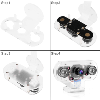 2X for 4B Camera with Holder and Cable IR Camera Module 5MP OV5647 Webcam Automatically Switching Between