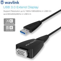 Wavlink Usb 3.0ไปยังตัวแปลงวีจีเอสายแปลงสัญญาณกราฟิกวิดีโอ Uga การ์ดจอ Hd 1920X1080สำหรับ Pc Lapwindows