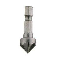 เจาะซิงค์เคาน์เตอร์90องศาบิต Chamfer 1/4Quot; Hex Shank งานไม้ช่างไม้ Angle Point Bevel Cutting ที่ตัด Bur