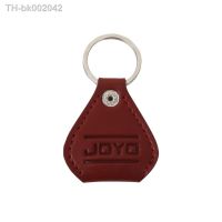 ☊ JOYO Real Cow Leather Guitar Picks Holder Leather keychain Pick Collection Storage Guitar Accessory