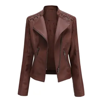 Pure leather jackets deals for ladies