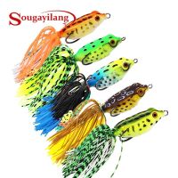 Sougayilang Frog Fishing Lures Soft Topwater Baits for Snakehead