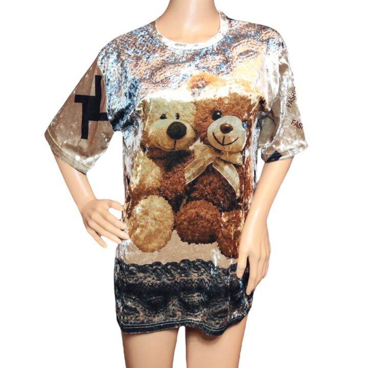 ย58-เสื้อกำมะหยี่-3xl-5xl-อก-44-48-นิ้ว-new-with-tag-มีลายหน้า-หลัง