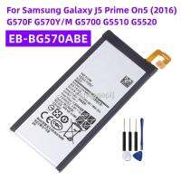 Replacement Battery EB-BG570ABE EB-BG57CABE For 2016 Edition SM-G570F For Samsung Galaxy On5 G5700 G5510 J5 Prime G570F 2400mAh สต็อกสำเร็จรูป agapi