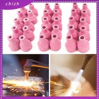 CHIZH 20pcs พอร์ซเลน อุปกรณ์เชื่อม ชิ้นส่วนเครื่องมือ หัวฉีดเซรามิค การ QQ150A อาร์กอน Arc TIG ปากพอร์ซเลน