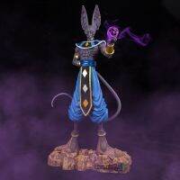 VGGE Beerus 30ซม. ค่ะ ฟิกเกอร์ของเล่น ตุ๊กตาของเล่นตุ๊กตา เพชรประดับขนาดเล็ก Scultures หุ่นจำลอง beerus หุ่นจำลองดราก้อนบอล เครื่องประดับตุ๊กตาผ้า โมเดลหุ่นรูป