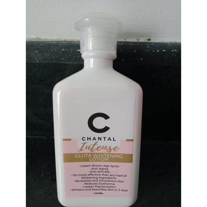 CHANTAL INTENSE Gluta Whitening Lotion 250ml Perfect Arbutin Rosehip