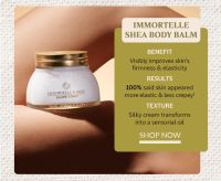 LOCCITANE Shea Immortelle Body Balm 200 ml บาล์มบำรุงผิว