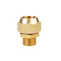 6mm 8mm 10mm 12mm 14mm 16mm 19mm x 1/8 1/4 3/8 1/2 3/4 BSP Male Thread Brass Flare Pipe Fitting Connector Adapter