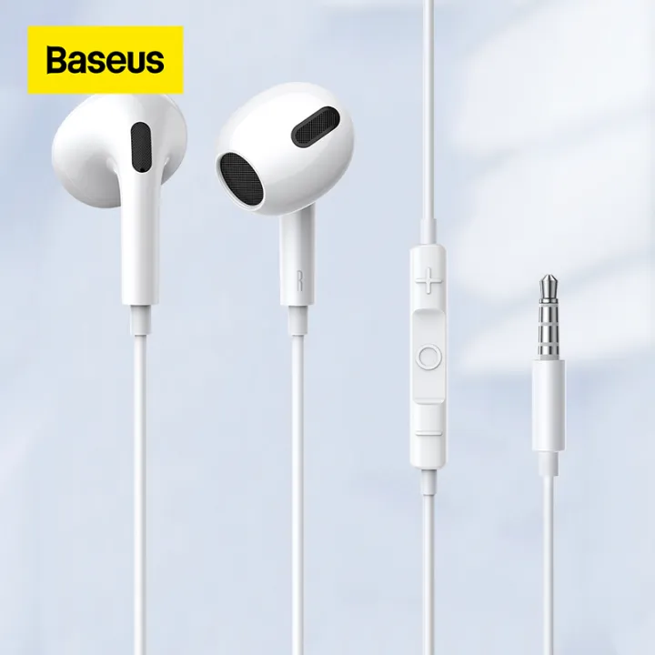 Baseus C17 H17 Type-C 3.5mm Wired Earphones In Ear Earbuds With Mic For  Xiaomi Samsung Huawei | Sns-Brigh10