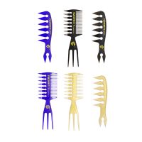 2021 styling hair brush oil comb，Retro oil head wide tooth comb，Men 39;s beard comb，Barber hair styling tools