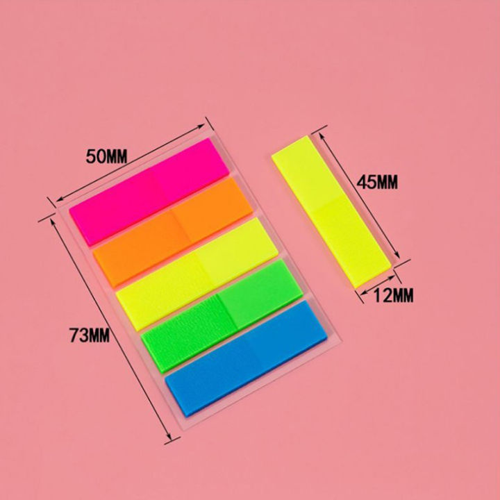 rayua-100แผ่นเรืองแสงกระดาษ-self-adhesive-memo-pad-sticky-notes