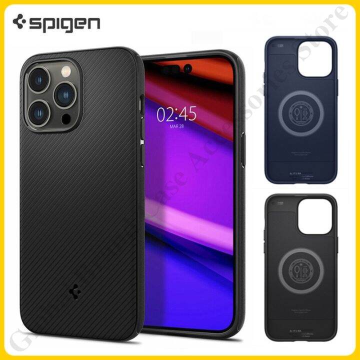 Spigen Mag Armor For Apple Magsafe Mag Fit Case For Iphone 14 Pro Max 14 Plus Protect
