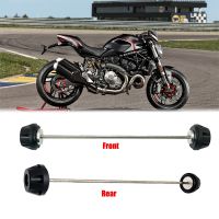 For Ducati Monster 797/ (Plus) Monster 821 Dark / Stealth / Stripe 2016-2020 Front Rear Axle Fork Wheel Protector Crash Slider