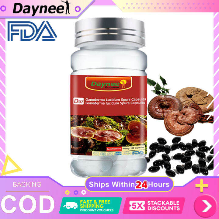 Ganoderma Lucidum Capsule Regulate Purify Blood Pressure Anti Aging