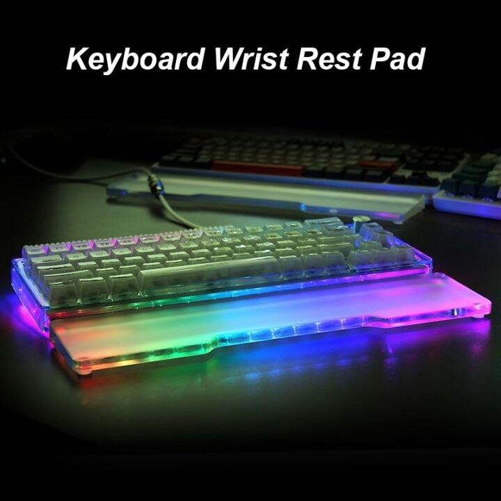 【hot】 Acrylic Keyboard Wrist Rest Pad for RGB Mechanical 61 68 87 104