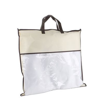 【CW】✁  Non-Woven Tote Textile With Storage Containers Quilt Organizer Transparent