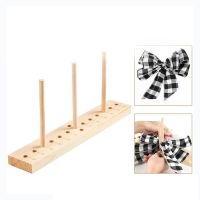 YOMDID Wooden Bow Maker Multipurpose DIY Bow Making Tool For Ribbon Bowknot Decoration Gift Packing Bowknot Handmade Supplies