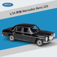 วิลลี่ 1:24 Mercedes Benz 220 แบบจำลองรถยนต์อัลลอยด์ EFAG