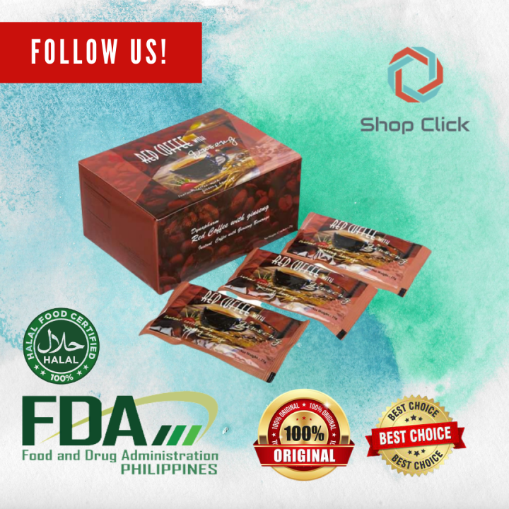 Authentic Instant Dynapharm Red Coffee with Ginseng For Good anti