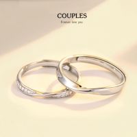 s925 Infinity Couples  แหวนคู่รักเงินแท้ สื่อกลางแทนความรัก ใส่สบาย เป็นมิตรกับผิว ปรับขนาดได้