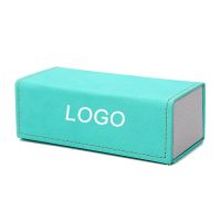 Colorful Classic Black Folding Sunglasses Case For Men Women Protector Glasses Box Eyewear Sunglasses Support Customized LOGO