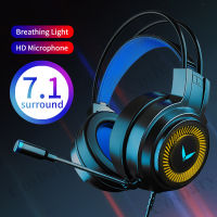 Gaming Headset PC USB 3.5mm Wired XBOX PS4 Headsets with 50mm Speaker 7.1 Surround Sound &amp; HD Microphone for Computer Laptop