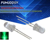 100PCS Green light-emitting diodes White turn Green 3mm led WATTY Electronics