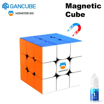 Cubo Magico 3x3x3 Gan Monster Go V2 Magnetico - Cubo Store - Sua