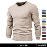 【hot】✶♛ஐ  2021 New Thickness Pullover Men O-neck Color Sleeve Warm Sweaters Mens Sweater Pull Male Clothing