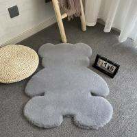 Cute Children Rooms Rugs Bear Bedroom Furry Floor Mat Washable Thermal Car For Baby Puzzle Playmats Multiple Sizes