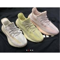 รองเท้าผ้าใบผู้ชายรองเท้าแฟชั่นสไตล์เกาหลี Murah Yeezy 350ระบายอากาศได้