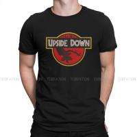 Stranger Things Eleven Horror Film Upside Down Park T Shirt Vintage Alternative Tshirt Loose Crewneck Men Clothes 【Size S-4XL-5XL-6XL】