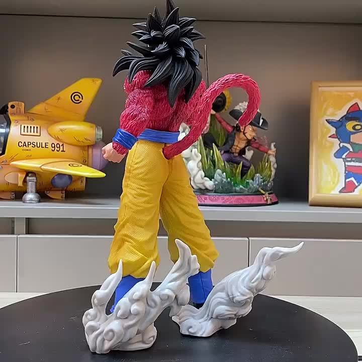 30cm Goku Dragon Ball SSJ4 Son GokuSuper Saiyan 4 PVC Figure Toy Collection  Model Doll - AliExpress