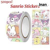 Jnan?ซานริโอ?500ชิ้นสติกเกอร์บัญชีมือถือสติกเกอร์กันน้ำเคสแลปท็อปโทรศัพท์ด้วยมือถ้วยการ์ตูนน่ารักของขวัญสติกเกอร์ตกแต่งดีไอวายสำหรับเด็กนักเรียน