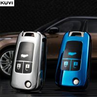 โปรโมชั่นโครงเปลือกนอกเคสทีพียู Kunci Remote Mobil Fob สำหรับบิวอิคก์เชฟโรเลตครูซ Aveo Trax Opel แอสตาคอสตา Meriva Zafira Antara J