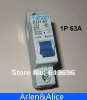 1P 63a 230V ~ 50Hz/60Hz มินิเซอร์กิตเบรกเกอร์ Mcb C45 C