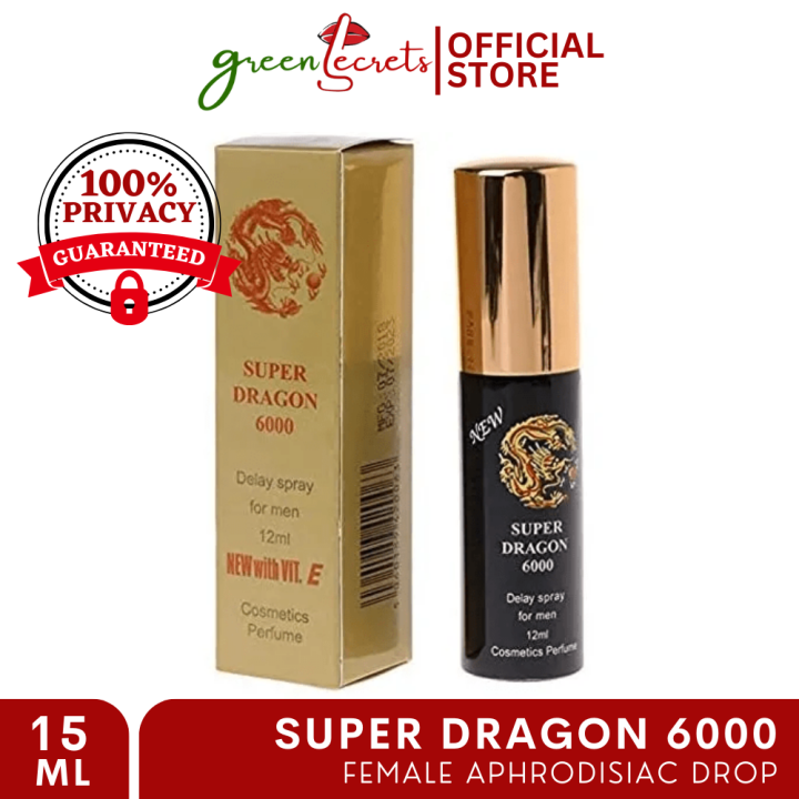 Super Dragon 6000 Delay Spray For Men With Extra Vitamin E Lazada Ph