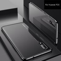 Huawei P20 Plating Transparent Ultra Slim Soft TPU Case เคสสำหรับ หัวเว่ย พี20 รุ่นเพลตติ้ง หลังใส กันกระแทก