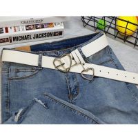 Fashion Retor Love Ring PU Leather Ladies Belt