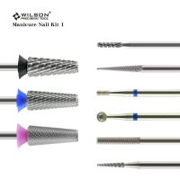 WILSON Carbide Nail Drill Bits Kit1(9PCS)-Nail Accessories/Tools/Manicure/Drill Bits Drills Drivers