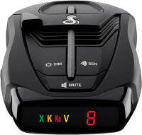 Cobra RAD 380 Laser Radar Detector – Long Range Detection, LaserEye Front and Rear Detection, IVT Filtering, Updateable Software, Adjustable Sensitivity, Digital Signal Processing, Black RAD380 Radar Detector