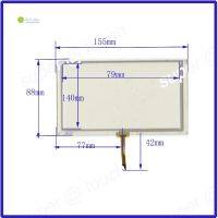 ZB-012 6.2นิ้วใหม่เปลี่ยนได้4เส้นแผงหน้าจอสัมผัสความต้านทาน8เส้น155มม. * 88มม. เซ็นเซอร์สัมผัสฟรี155*88มม.
