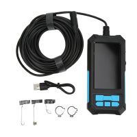 Pipeline Borescope ความละเอียดสูง 4.5in หน้าจอ IPS IP68 กันน้ำปรับได้ LED Light Borescope แบบพกพาสำหรับอุตสาหกรรม