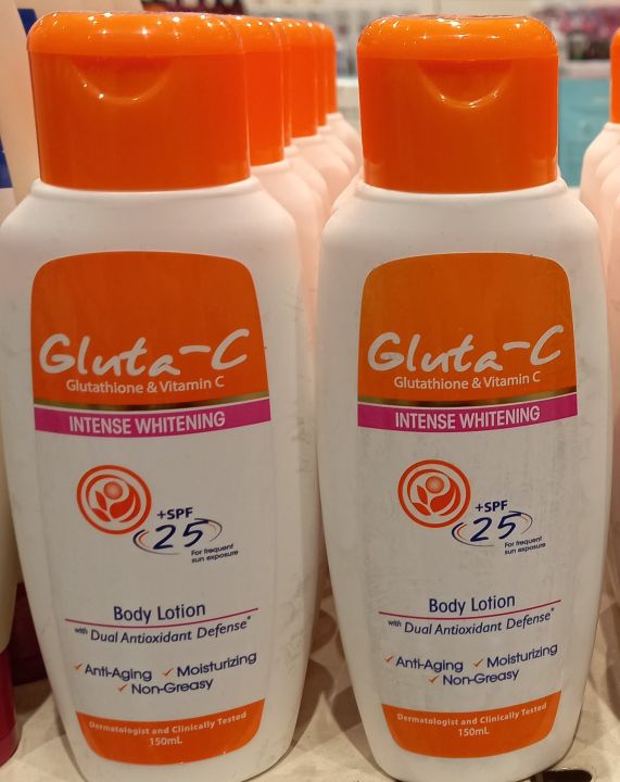 Gluta C Glutathione And Vitamin C Intense Whitening 150 Ml 1 Bottle Lazada Ph 6272