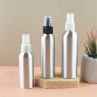 ✈◊ Travel Refillable Spray Bottle Aluminium Bottle Refillable Empty Spray Bottle Portable Leak Proof Mist Atomizer 50/100/150/200ml