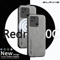 Xiaomi Redmoi 10C เคสโทรศัพท์แฟชั่นหรูหราหนังซิลิโคนอ่อนนุ่มแม่เหล็กรวมทุกอย่างเลนส์ใหม่ฝาครอบป้องกัน-E18